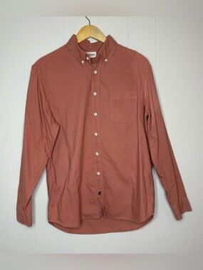 Taylor Stitch Organic Cotton The Jack Dusty Rose Oxford Button Down Shirt Sz 40